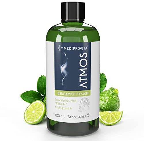 Ätherische Öle Bergamot Touch 100ml Naturrein für Aroma Diffuser Öl extrem ergiebig Bio Aromaöl Öl Duftöl Diffuser Aromatherapie Raumduft