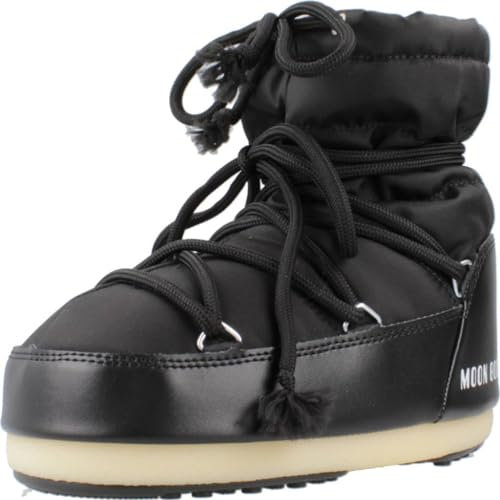 Moon Boot Light Low Women's Icon Low Nylon Boot (Schwarz, EU 38)