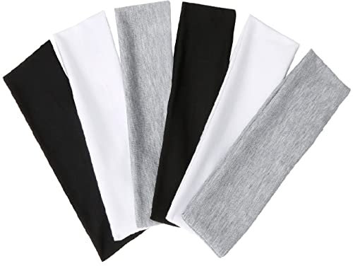 TERSE Haarband Damen Dünn Sommer Stirnband Sport Stirnbänder Schweiß Haarbänder Weiches Elastisch Haarreife für Frauen Yoga Workout Fitness Headbands
