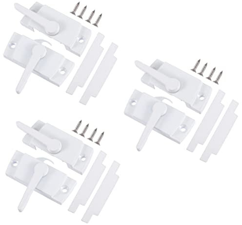 DOITOOL 6 Set Di Serrature Per Porte Resistenti in Lega Con Fibbia Push-pull Per Cancelli