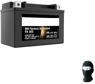 Kompatibel mit ROYAL ENFIELD Himalayan E4 411 ab Baujahr 2016 bis 2020 Batterie YTX9-BS Bosch in Gel-SLA bereit zur Montage geladen - aktiviert 12 V, 152 x 87 x 135 mm Batterien ohne Wartung