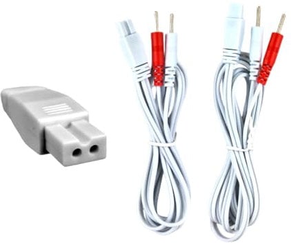 TENS Kabel mit 2 mm Pin Anschluss – ein Paar