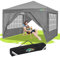 COBIZI Pavillon, Faltpavillon 3x3 Wasserdicht Stabil mit |8X Heringe|4X Windseil|UV-Schutz 50+|Hoch Dichte Plane|Partyzelt Pavillon 3x3 Wasserdicht Stabil Winterfest Faltpavillon 3x3 Gartenpavillon