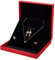 OLYCRAFT Schmuck Set Box PU Leder Anhänger Halskette Geschenk Box Square Velvet Red Anhänger Lagerung Box Hochzeit Schmuck Lagerung für Frauen Schmuck Halskette Ohrring Ring - 19x19x4.7cm