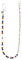 BRERA 67 Men's Key Chain for Trousers, Wallet Chain with Natural Stones and Antique Silver Details, Chain with Carabiner for Keys, Natural Aulite Blue Agate Tiger's Eye Beads, One size