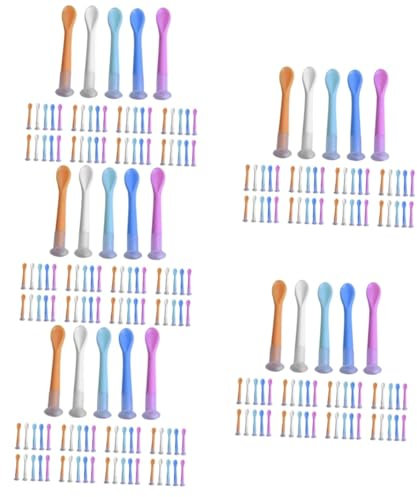 FOMIYES 5sets Small Contacts-Lens Applicators Reusable Lens Sticks Lightweight Non-Slip Surface Safe for Cosmetics 100pcs*5