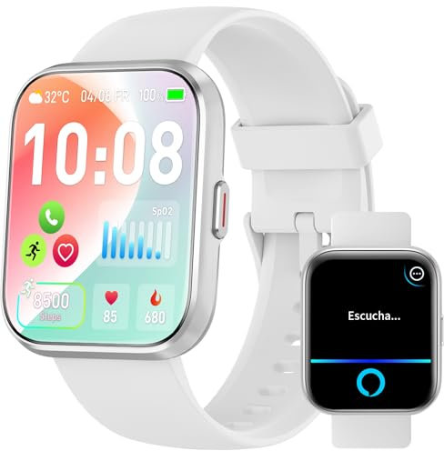 Fitpolo Smartwatch Damen mit Telefonfunktion, 1.8'' Alexa eingebaute Fitnessuhr Damen mit IP68 Wasserdicht,110+ Sportmodi Schrittzähler Uhr Damen mit Herzfrequenz/SpO2/Schlafmonitor, für Android&iOS