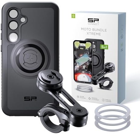 SP CONNECT Moto Bundle Xtreme | SPC+ | Halterung kompatibel mit Samsung S24+ | Handyhalterung für Motorrad | Handyhalter Smartphone | Zubehör für Motorroller Moped
