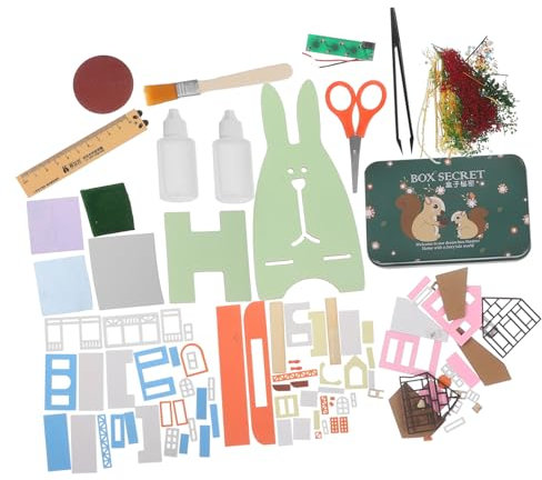 MUSISALY Puppenhausmöbel Selbstzusammenbauen Miniatur-puppenhaus-bausatz Mit Hoher Simulation Handgefertigtes DIY-puppenhaus Sammler Und Hobbyisten