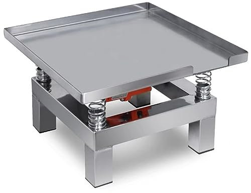 ZJFJMBD Table vibrante en béton, Mini Plate-Forme de Vibration en Acier Inoxydable, Bloc d'essai de Banc, Test de Vibration pour Les projets de Bricolage