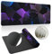 Hixingo Tapis de Souris XXL, 3D Fissure Tapis de Souris Gamer, Tapis Souris avec Bords Cousus, Tapis de Souris en Base Antidérapante Convient pour Gaming (1000x500x3mm,Violet)