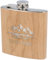 Spruchreif | Flachmann aus Edelstahl mit Gravur | Flachmann aus Holz | Outdoor Geschenk | Geschenkidee | Bergweh