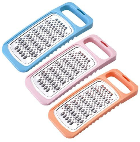 Haslbeck Grattugia per Formaggio, Grattugia In Acciaio Inossidabile Grattugia per A Doppia Faccia Affettatrice per Grattugia per con Manico per Formaggio