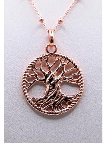 Collana Albero Vita Oro Rosa