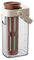Cold Brew Coffee Maker, Iced Tea Pitcher Brewer, 9,06 x 4,96 x 3,5 pulgadas Tarro de resistente con asa Ideal para té helado, limonada, hogar, trabajo y bebidas de verano