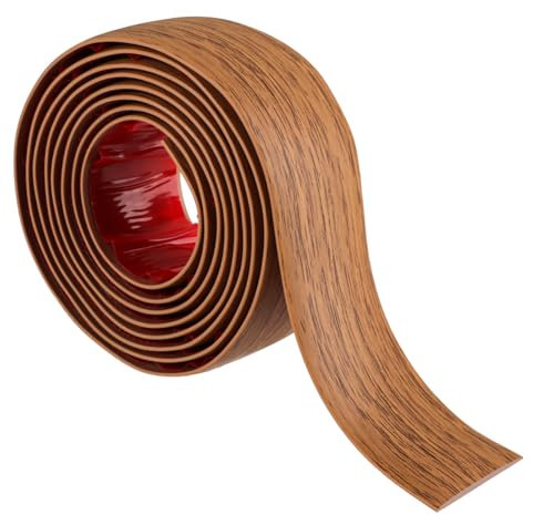 2M PVC Laminate Threshold Strip, Floor Transition Strip, Self Adhesive Viny Carpet Door Edge Strip for Joining Floor Gaps, Doorways Threshold Transition,Floor Bars Tiles (Yellow Oak)