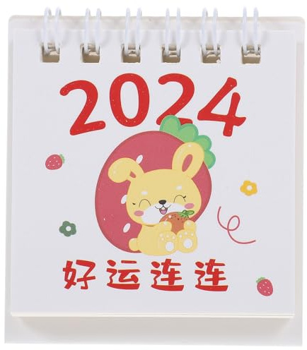 DIKACA 2024 Tischkalender Kompakter Monatskalender Juli 2023 Bis Dezember 2024 Praktischer Schreibtischkalender Für Büro Und Arbeitsplatz Dekoratives Büroaccessoire