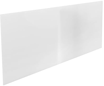 Ciieeo Lichtdiffusor Platte 200x400x1mm, Acryl Diffusorplatte für LED Deckenleuchten, Halbtransparente Streuscheibe als Lampenschirm Ersatz, Mattiertes Lichtpaneel für Pendelleuchten Zubehör