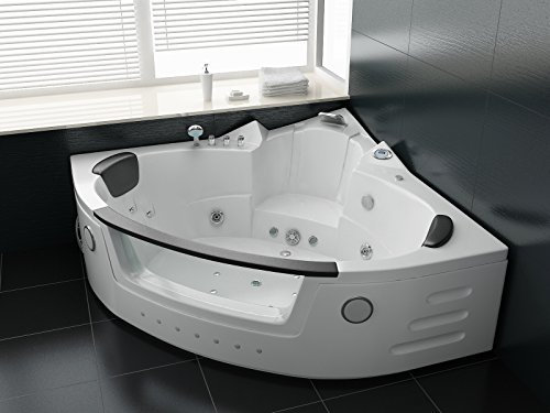 Trade-Line-Partner Luxus Whirlpool Badewanne 140x140 + Vollausstattung ! (MASSAGE) - SONDERAKTION !
