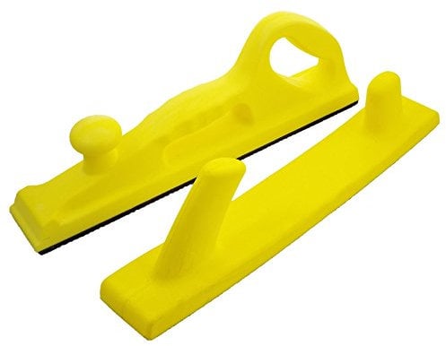 Long Flexible/Rigid Set Sanding Blocks 70X400 Hook&Loop 70 x 400mm Hand Sanders FMT2090 Great For Going Over Contours On Panels - FMT2095 Has Two Handle To Make It Easy To Use & Apply Pressure