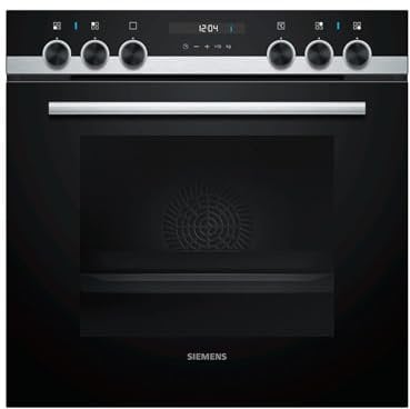 Siemens HE517BBS1 Backofen (Elektro/Einbau) / 59.4 cm / Elektronikuhr / Vollglas-Innentür / Edelstahl