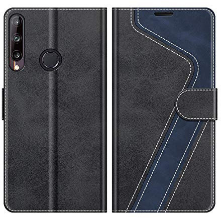 MOBESV Custodia per Huawei P40 Lite E, Cover a Libro Magnetica Custodia in Pelle per Huawei P40 Lite E, Elegante Nero