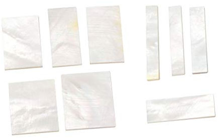 DIY Inlays Material Weiß Perlmutt Inlay Blank für Gitarre Griffbrett Gitarre Hals