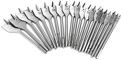 LanGuShi LGJ0317 6-40mm Monotone Spade Wood Drill Bit Hex Shank Woodworking Spade Drill Bit Hole Cutter Multifunction (Color : 40mm)