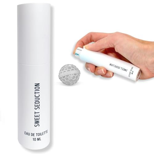 Mein Taschenduft Sweet Seduction – Nachfüllbarer Parfümzerstäuber 10ml für die Sauberkugel – Eau de Toilette Parfum Zerstäuber für unterwegs – Orientalisch-Blumiger Duft