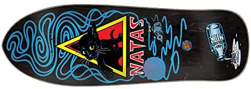 Santa Cruz Skateboards Cruz Skateboard-Deck SMA Natas Kaupus Kitten Re-Issue Black Old School 9.89 zoll x 29.82 zoll