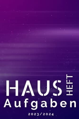 Hausaufgabenheft 2023/2024 Gymnasium mit Datum: Geeignet für Jungs , Mädchen und Teenager , Platz für ein Schuljahr , mit Stundenplänen , DIN A5 , mit Datum , Gymnasium , Schulplaner