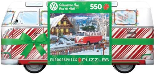 Eurographics VW Weihnachts-Bus, Puzzledose 550 Teile, Blech/Tins Puzzle