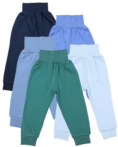 TupTam Pumphose Baby 5er Pack Unisex - Bequeme Baby Hose für Jungen und Mädchen aus Oeko-Tex Baumwolle
