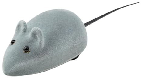 Paris Prix Jouet pour Chat Souris Mécanique 18cm Gris