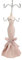 Tomotato Schmuckständer Puppe, Modellkleid Ohrring Halskette Ring Schmuckhalter Hängender Schmuck Organizer Rosa Schaufenster Puppen Ständer Schmuck Turmregal