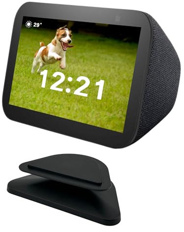 Sintron Smart Display Verstellbarer Ständer für Shᴏw 5 (3. Gen.), Magnetische Ständer Halterung für Shᴏw 5, 360-Grad-Drehung, Neigefunktion & Rutschfester Basis (Schwarz), Kompatibel mit iPhone-Modell