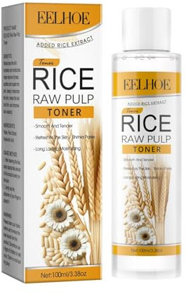 Rice Toner,Rice Essential Toner,Rice Toner Gesichtswasser,Reparieren Sie die Hautbarriere,TonerKoreanische Hautpflege,Natürliche Feuchtigkeitscreme Glow Essence,
