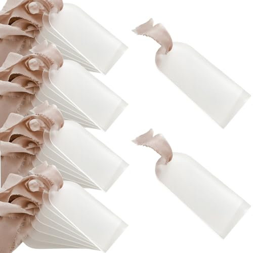 30pcs Clear Acryl Place -Karten 1,7 x 3,5 Zoll Arch Acrylhochzeitsschilder mit Band leere Acrylschilder perfekt für Tisch -Seting -Hochzeitsdinnerpartys Gäste Name, Acrylhochzeitsschilder
