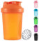 SHENGRUI Protein Shaker Bottle 400ml with Stainless Steel Mixing Ball Easy to Grip & Temperature Safe Leakproof Flip On Lid Supplement Shaker Bottle for Gym Sports Workout