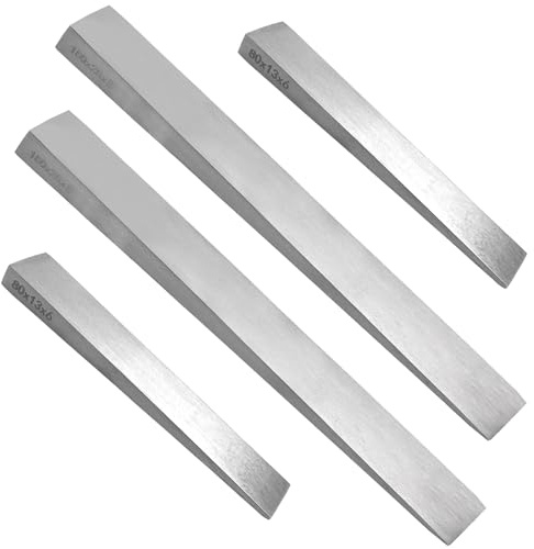 WEDO 4PCS Flange Wedge Set,Pipe Fitting Welding Tools,Stainless Steel | 6x13x80mm(1/4x1/2x3)+8x25x150mm(1/3x1x6),Spreading Flanges Triangle Tool,Rust-proof,Corrosion resistant,Die-forged