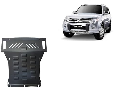 Scut Protection Protezione sottomotore in metallo compatibile con Mitsubishi Pajero 4 (V80, V90) - (2007-2021)