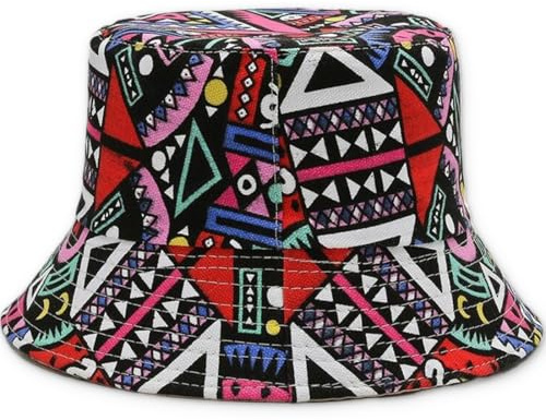 KUMSODE Damen Herren Fischerhüte Bucket Hat Retro 80er 90er Jahre Stil Modische Fischerhut Unisex Reversibel Anglerhut Sonnenhut