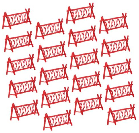 DOITOOL 40stücke Miniatur-Zaun Aus Kunststoff Kleiner Gartenzaun Für Puppenhaus Modell Für Miniatur-Garten Blumentopfzaun Feengartenzaun Dekorativer Hofzaun