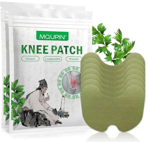 MQUPIN Schmerzpflaster Knie,30 Stück Schmerzlinderung Patch,Wärmepflaster Schmerzlinderungspflaster für Knie Nacken, Rücken und Muskelkater