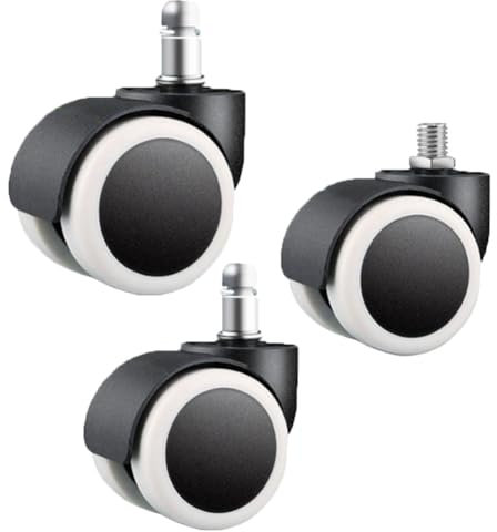 2-Zoll-Bodenschutzpu-Caster-Rad (3/5 Set) Feder- oder Schraubtyp-Installationsoptionen Screw style螺杆款 3pcs