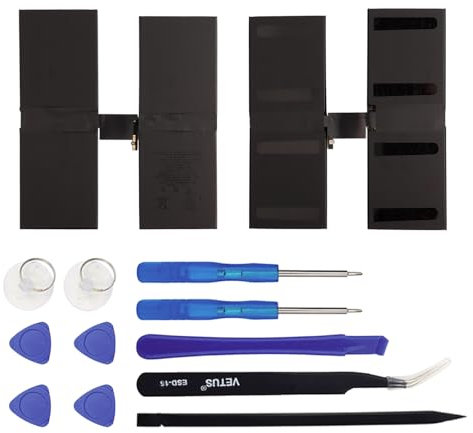 Batterie de rechange A2387 compatible avec i-Pad Pro 12.9 2021 5ème génération/2022 6ème génération 10566 mAh avec kit d'outils de réparation