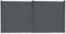 HOME DELUXE WPC Sichtschutzzaun CALLADO PREMIUM 2 x Element + 3 x Pfosten - Höhe: 185 cm | WPC Zaun, Sichtschutzzaun WPC, Gartenzaun WPC, WPC Sichtschutz, WPC Zaunelemente, WPC Trennwand, WPC