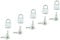 Lot de 5 cadenas marine identiques 30 mm / 10 clés
