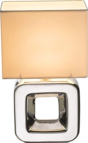 Lampe a poser en céramique 32x12x20 cm Blanc