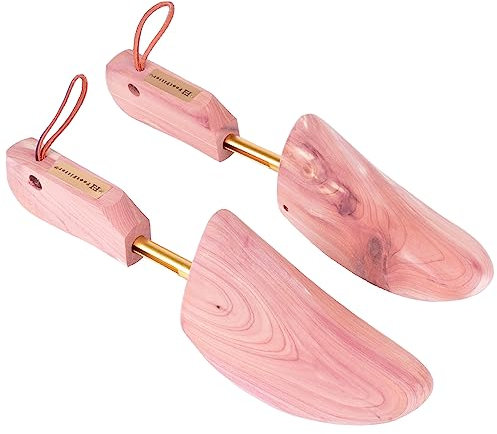 FootFitter Western Cedar Boot Tree - Best Shoe Trees for Western Cowboy Style Boots with USA Wood - CW12, Brown, 12.5-15 US/XL